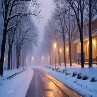snowing iphone wallpaper