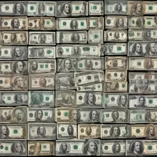 money with transparent background