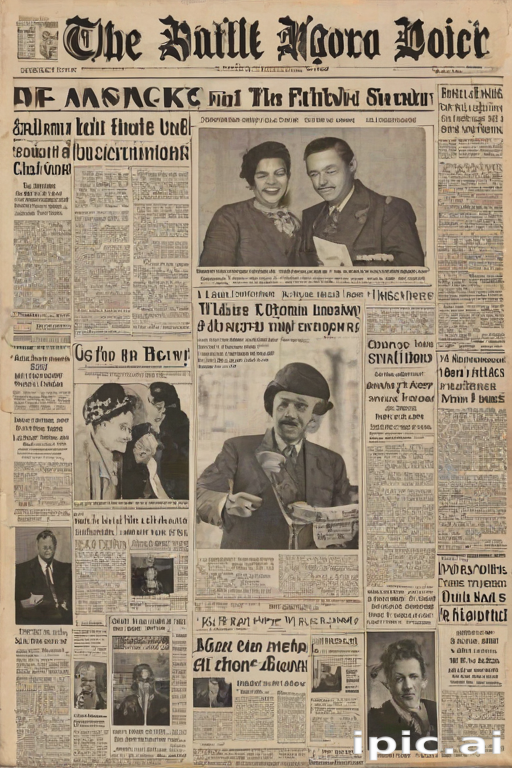 newspaper collage png