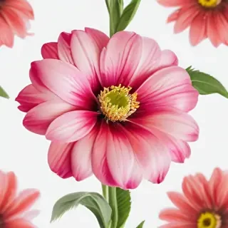 flower with white background