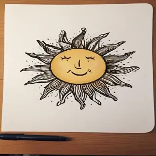 sun doodle