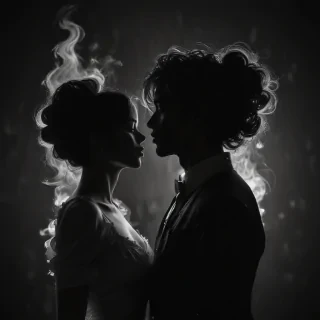 people silhouettes
