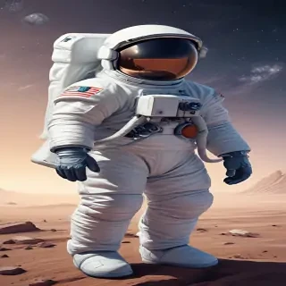 astronaut cartoon