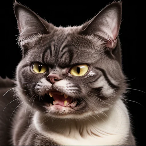 angry cat png