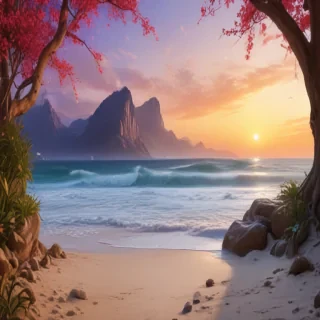 january background