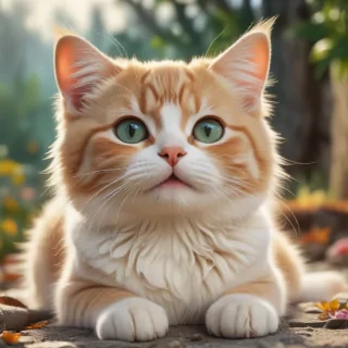 cute cat cartoon wallpaper