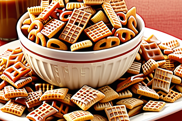 recipe for caramel chex mix
