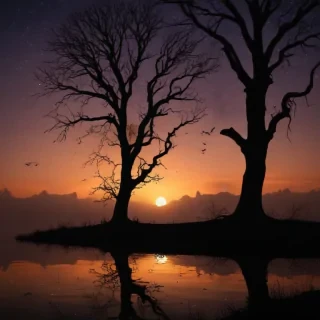 halloween silhouette