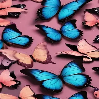 aesthetic butterfly background