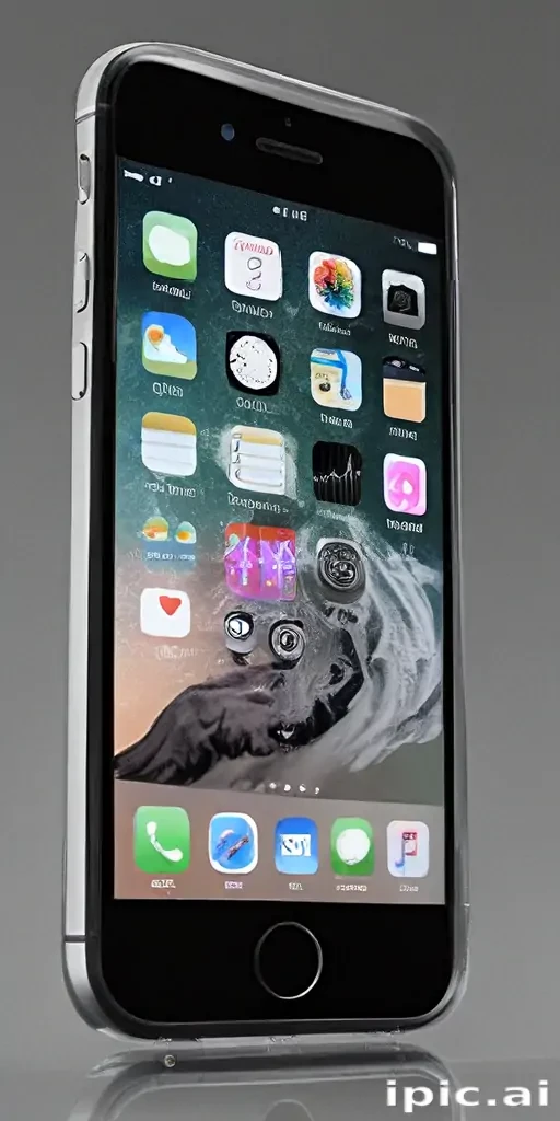 iphone with transparent background
