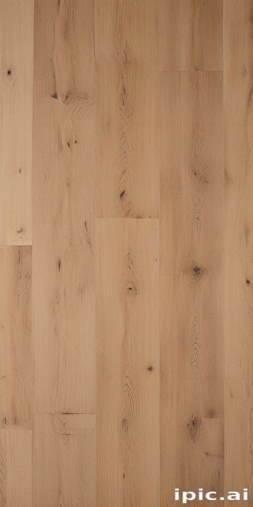 Light Oak Hardwood Flooring with Natural Grain Patterns and Texture.