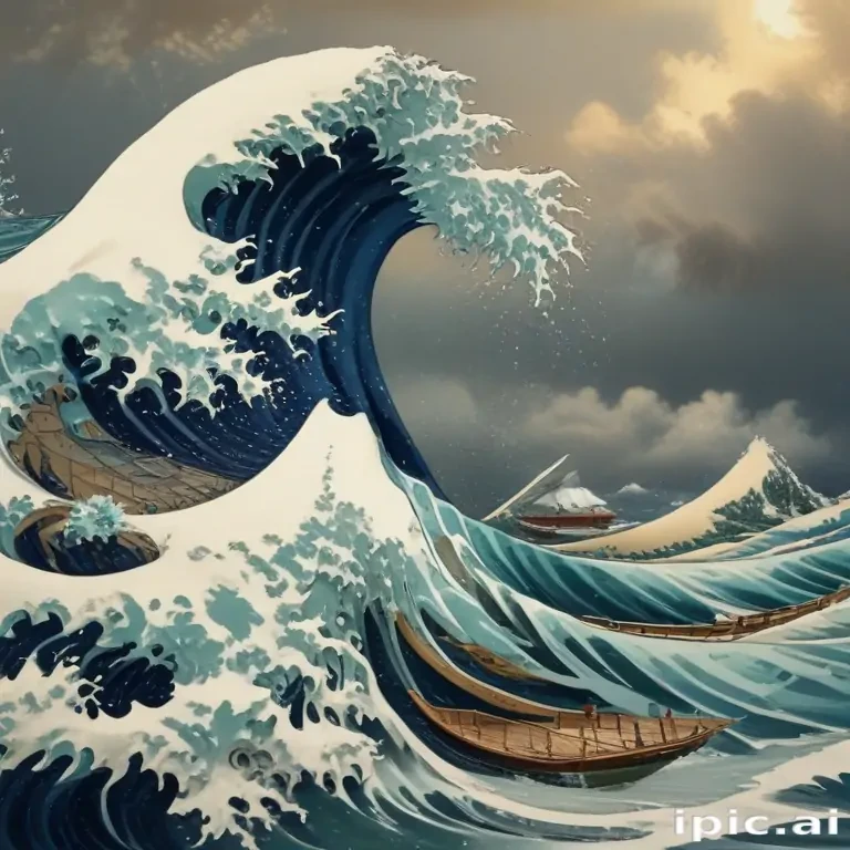 the great wave wallpaper