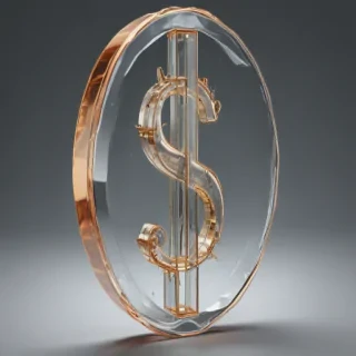 transparent dollar sign