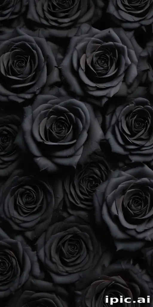 black roses background