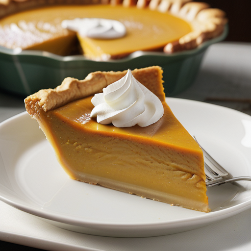 recipe for custard pumpkin pie
