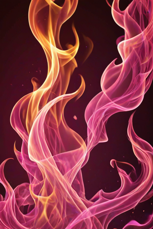 pink flames png