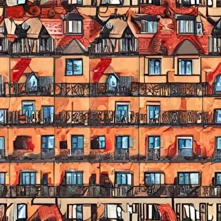 background of a house