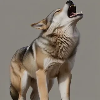 wolf howl png