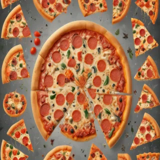 transparent pizza clipart