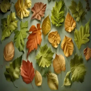 leaves no background