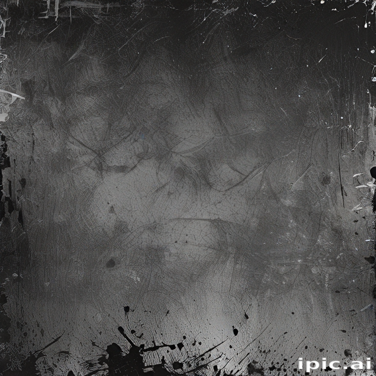 Abstract Dark Textured Background with Grunge Elements and Subtle Patterns