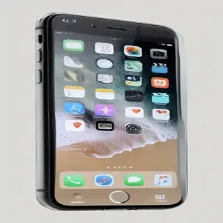iphone with transparent background