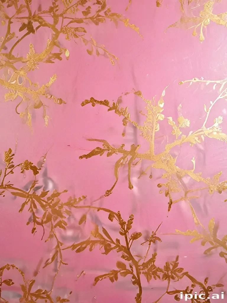 background pink and gold