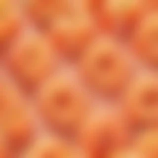 cute peach background