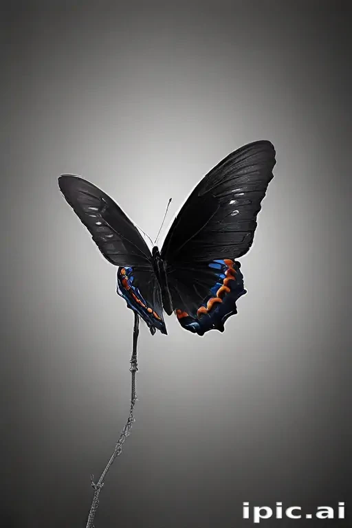 black butterfly