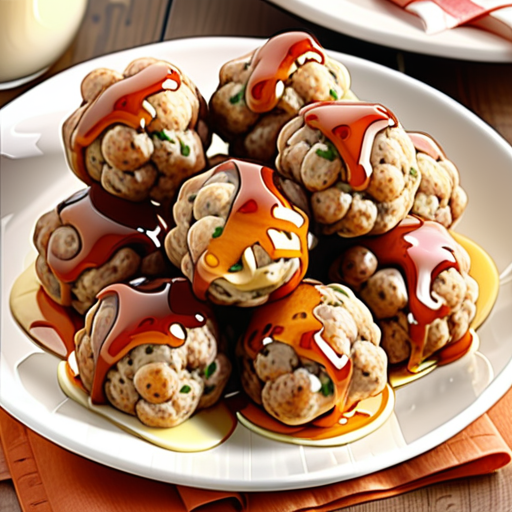 sausage balls with pancake mix