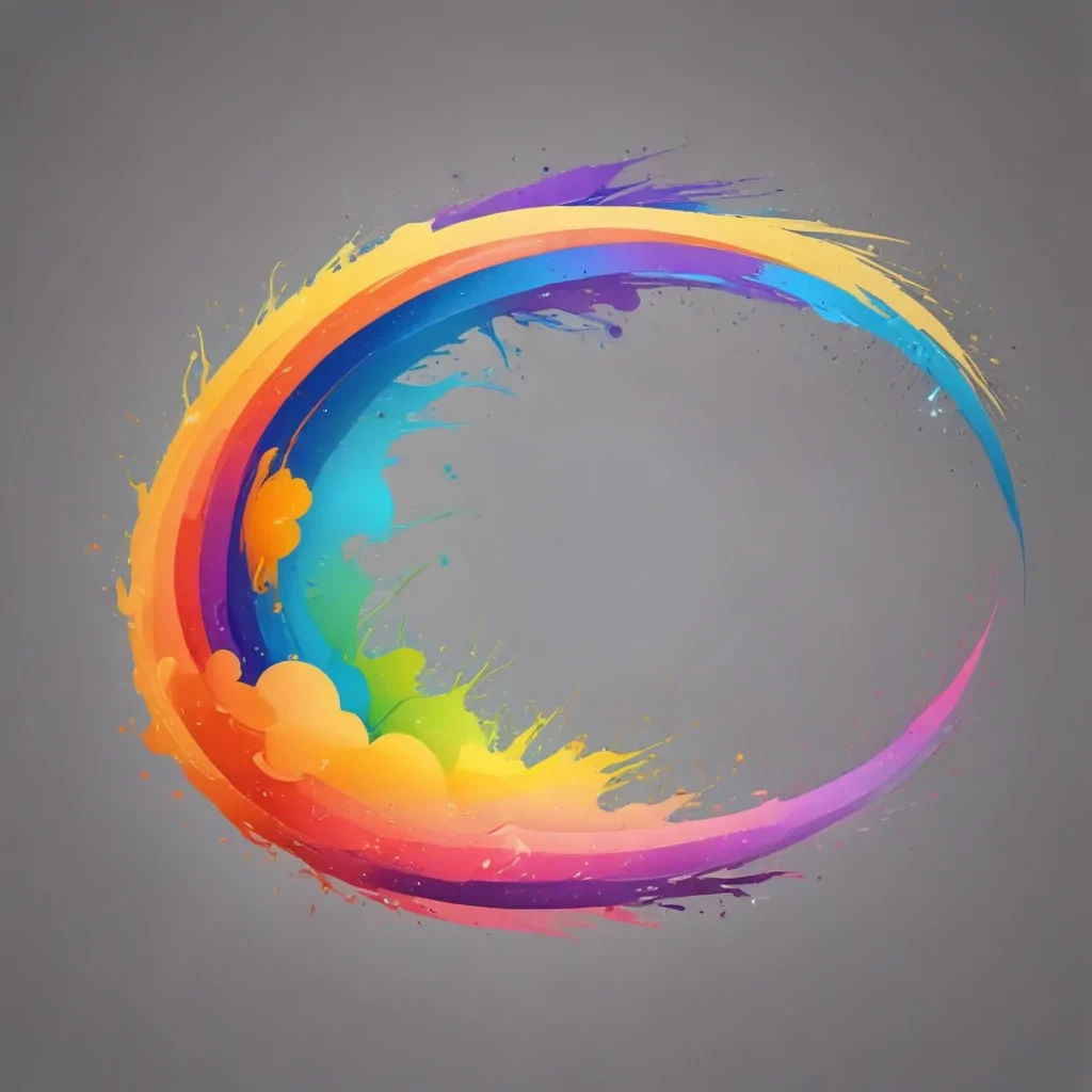 transparent background rainbow clipart