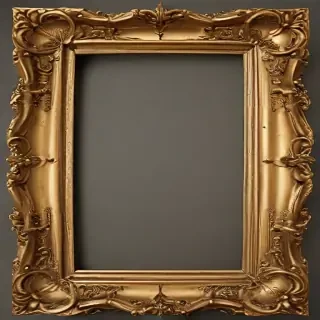 fancy gold frame