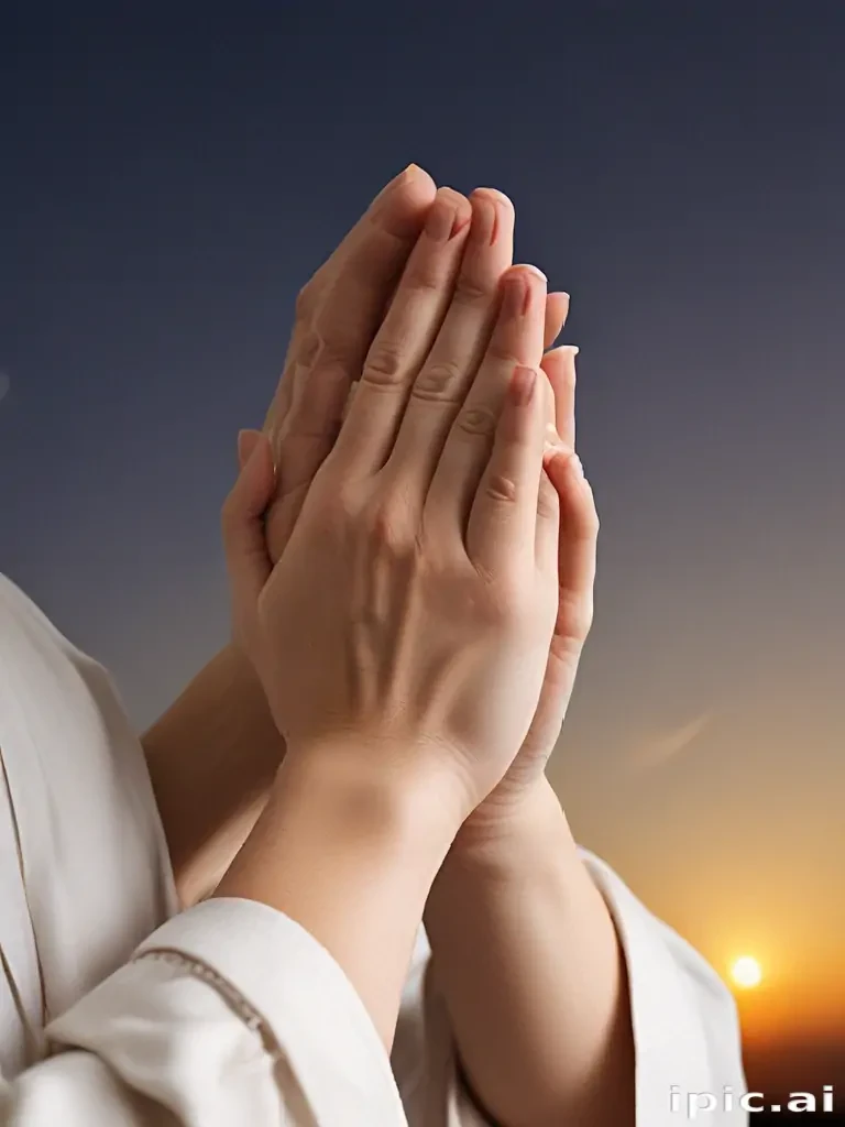 prayer hands png