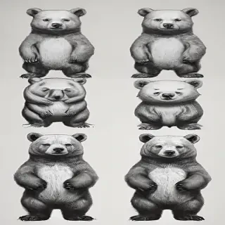 bear drawlings