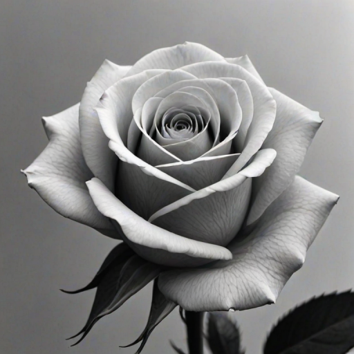 rose pictures in black and white