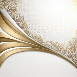 white & gold background
