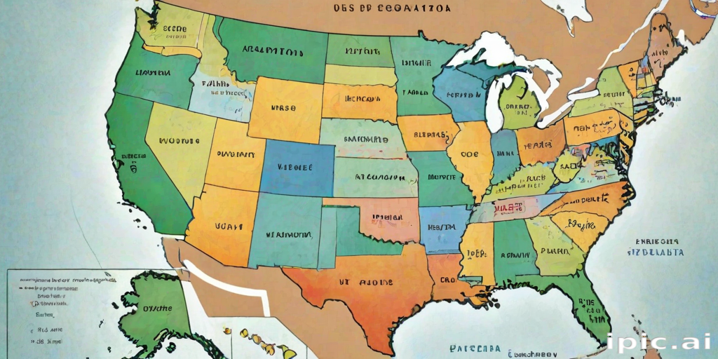 us states map