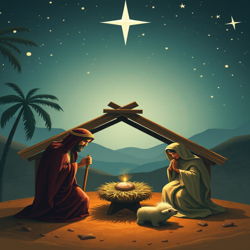 free nativity scene background images