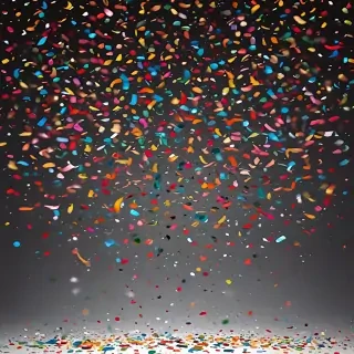 confetti vector