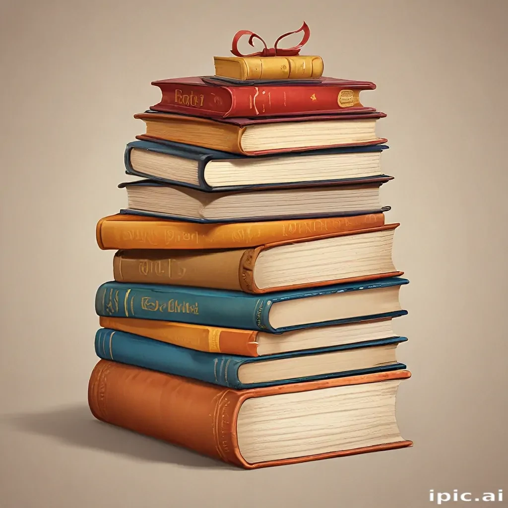 clipart stack of books