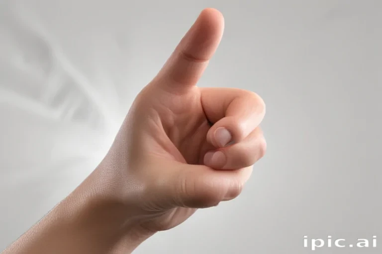 pointing finger png