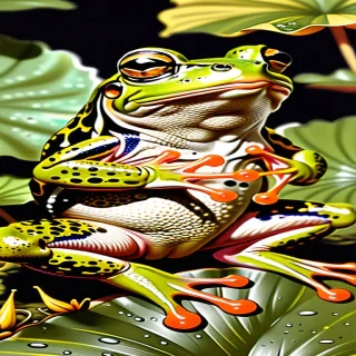 frog illustration