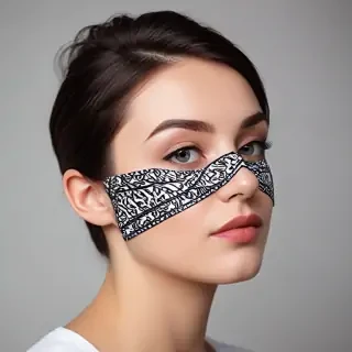 black with white pattern