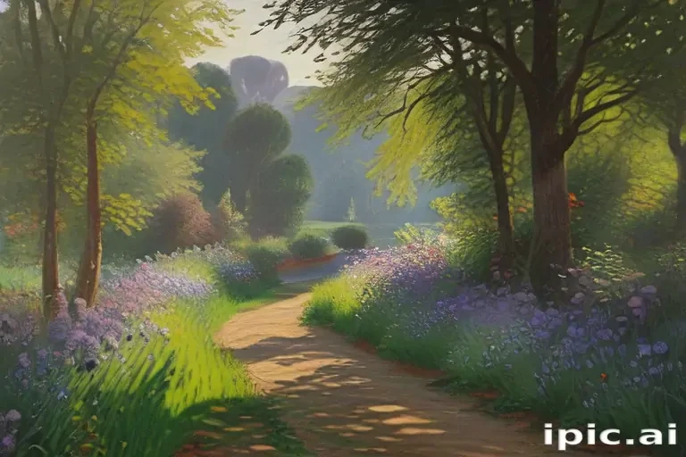 monet painting wallpaper