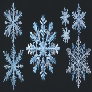 snowflake clipart with transparent background