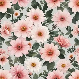 aesthetic flowers transparent
