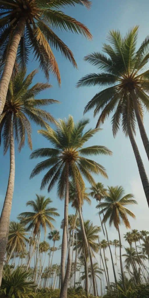 palm trees background