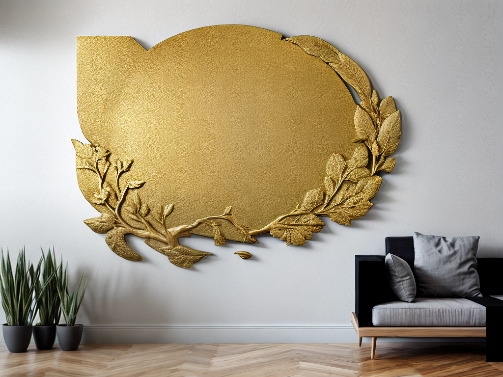 interior design wall bas-relief