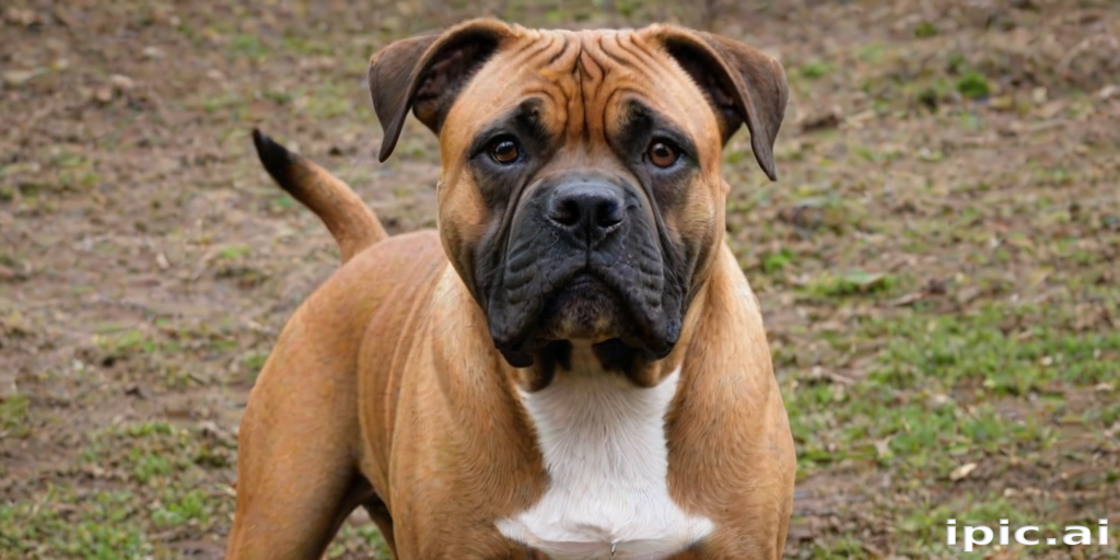 staffy bull bullmastiff