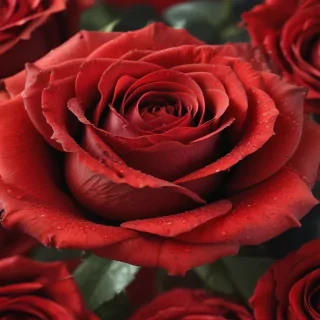 red rose background
